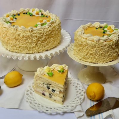 Lemon Blueberry Torte