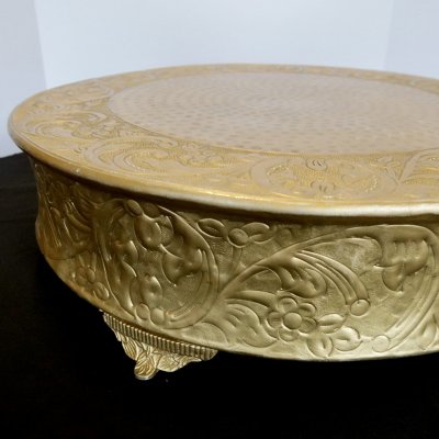 22" Gold Filigree Round